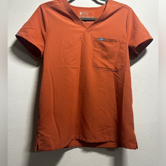 Orange 🍊 Figs Scrubs Set Size Xs top Small bottom 🍊 - Picture 3 of 9